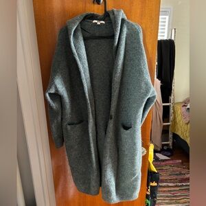 Uniqlo Wool hooded cardigan
